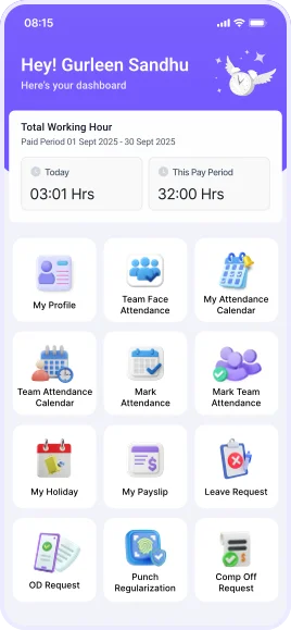 mobile app ads page show employee dashboard