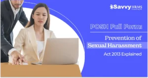 POSH Full Form Prevention of Sexual Harassment Act 2013 Explained