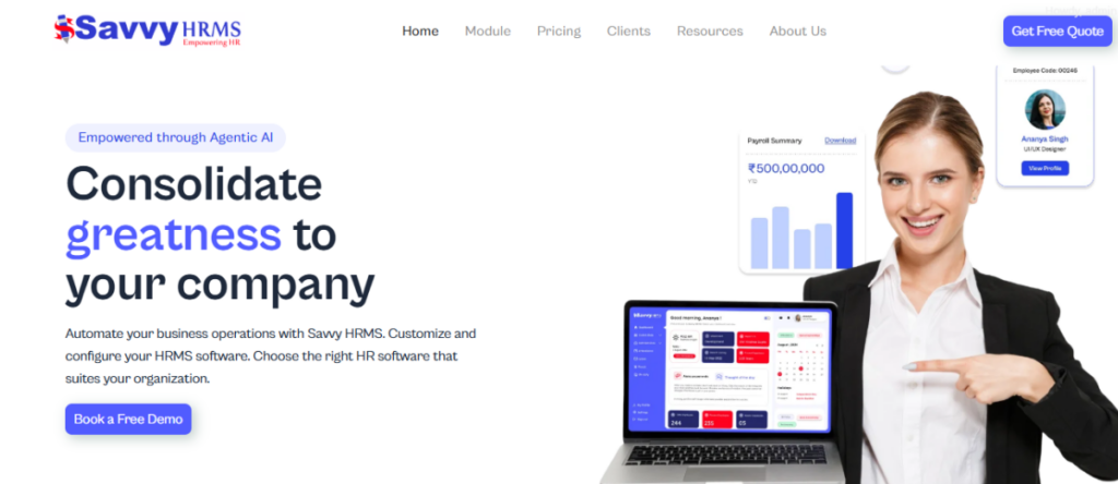 Savvy HRMS - Best HR and Payroll Software