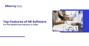 HR software dashboard for healthcare workforce management and shift scheduling.