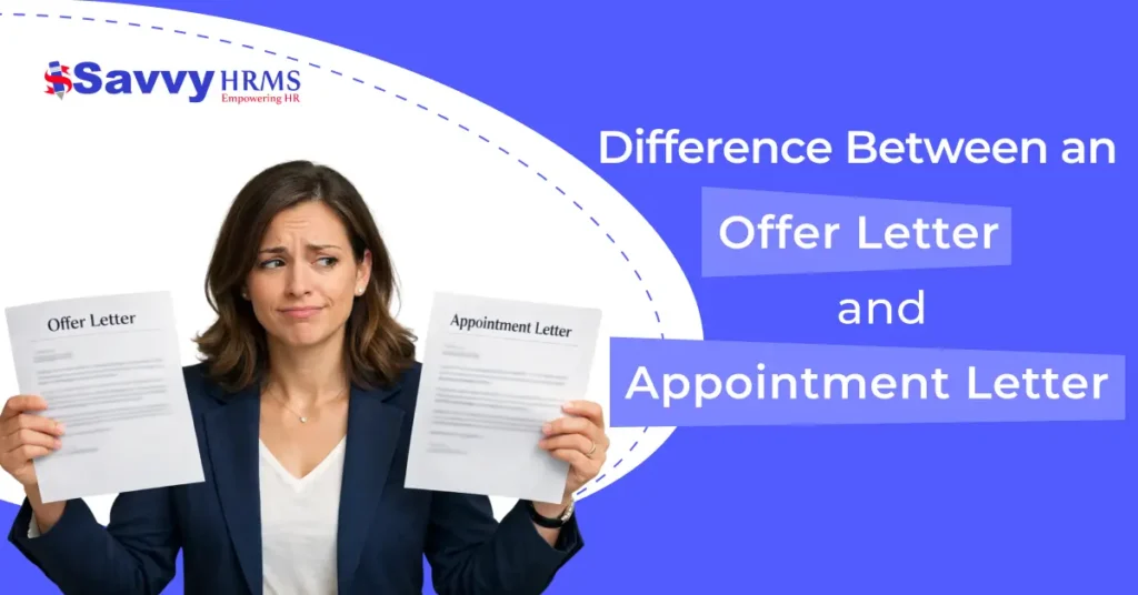 Difference Between an Offer Letter and Appointment Letter