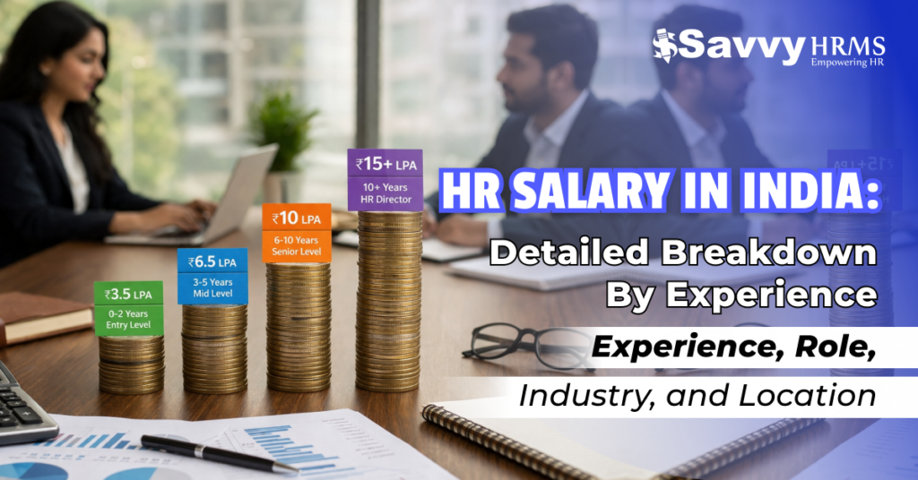 HR Salary in India: Detailed Breakdown by Experience, Role, Industry, and Location