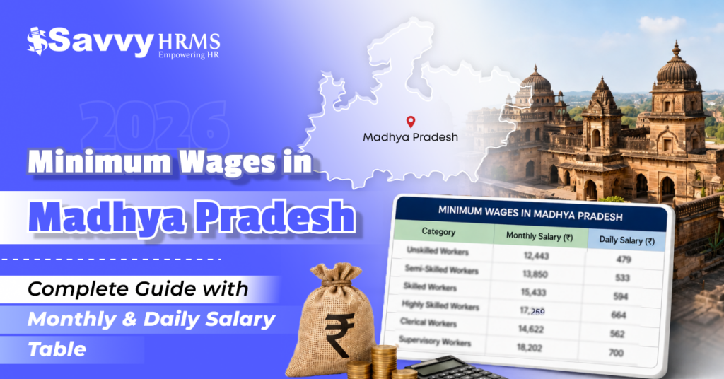 Minimum Wages in Madhya Pradesh: Complete Guide with Monthly & Daily Salary Table 