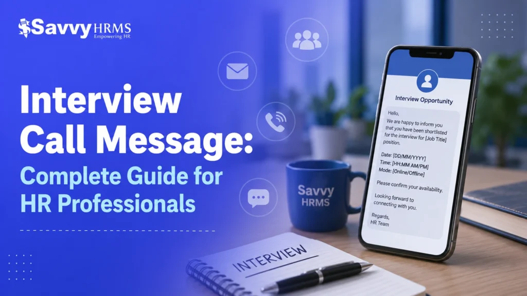 Interview Call Message Made Simple: Formats, Templates & Examples for HR Teams