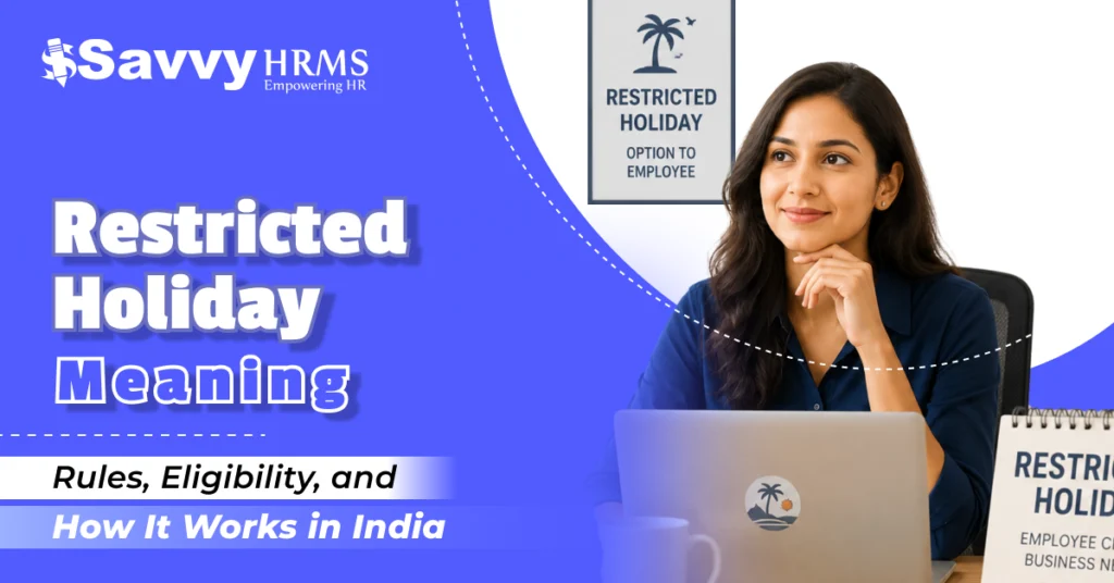 Restricted holiday meaning