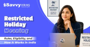 Restricted holiday meaning