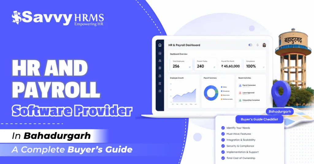 HR and payroll software provider in Bahadurgarh: complete buyer's guide for 2026