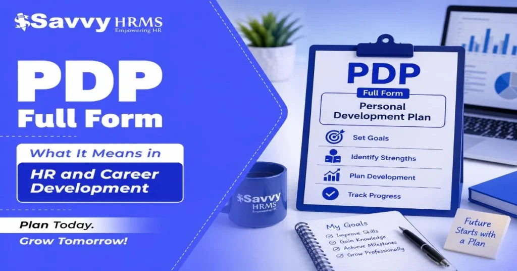 PDP full form Personal Development Plan guide for employee career growth