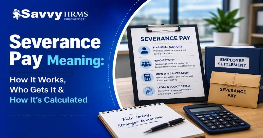 Severance pay meaning, eligibility and calculation explained for employers