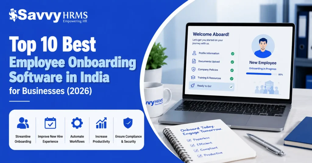 Top 10 Best Employee Onboarding Software in India for Businesses (2026)
