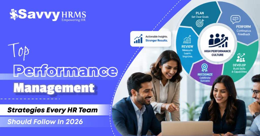 Top Performance Management Strategies Every HR Team Should Follow in 2026