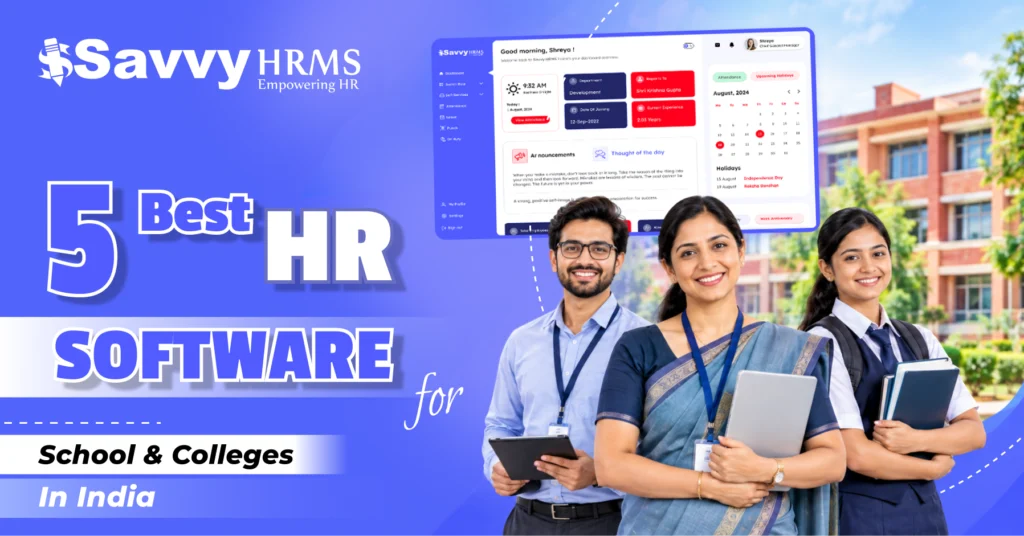 HR Software for Schools and Colleges