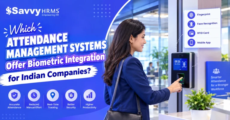 Biometric Attendance for Smarter Offices