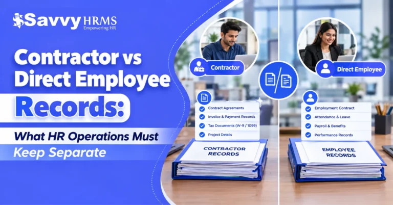 Contractor vs Direct Employee Records