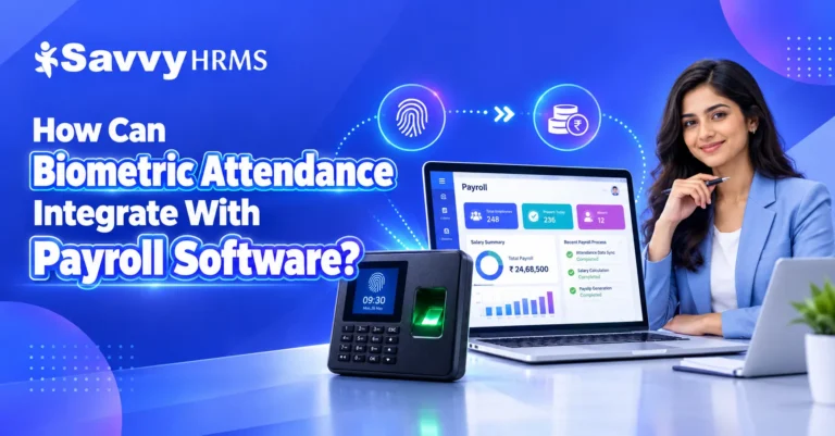 How can biometric attendance integrate with Payroll Softwar