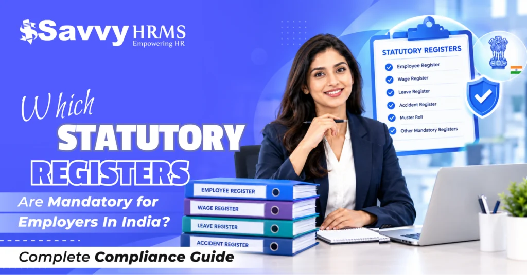 Which Statutory Registers Are Mandatory for Employers in India Complete 2026 Compliance Guide