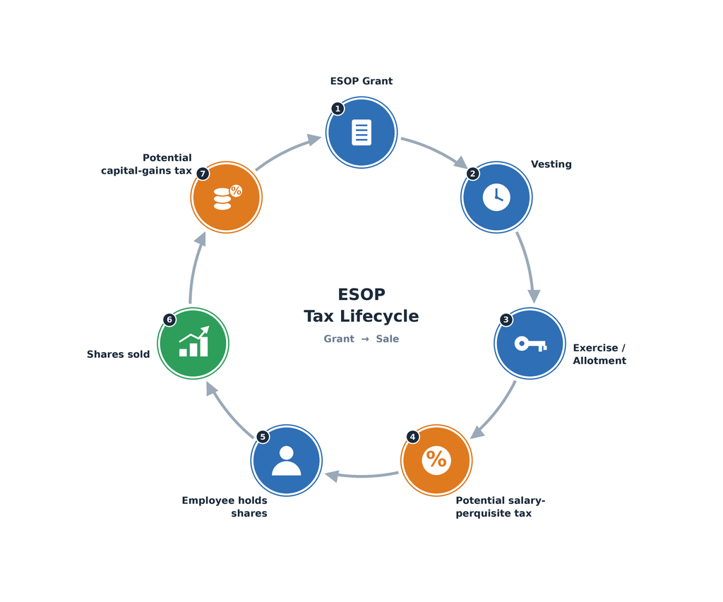 ESOP (Employee Stock Option Plan): Meaning, Benefits, Taxation, Vesting & How It Works 3 image 37